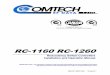 RC-1160 RC-1260 - Comtech EF Data · 2.4.1 LNA/LNB Connector, J1 ... RC-1160 RC-1260 Redundancy Switch Controllers MN-RC1160RC1260 xxi Warranty Policy Comtech EF Data products are