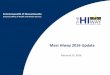 Mass HIway 2016 Updatemasshiway.net/HPP/cs/groups/hpp/documents/document/...care through widespread provider adoption and meaningful use of certified EHRs. Goal 2: Demonstrably improve
