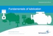 Fundamentals of lubrication - Infineum Insight · 2018-07-12 · Tribology is study of friction, wear and lubrication between surfaces sliding against each other While direct application