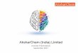 Investor Presentation September 2017 - AksharChemaksharchemindia.com/uploads/report/88715055599115. Investor... · Vinyl Sulphone Pigments CPC Green Intermediate product for Dye Manufacturing