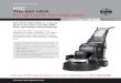 HTC The 650 HDX/media/Files/USA/650 HDX.pdf · Call your HTC representative for more information 1-877-482-8700 HTC The 650 HDX For tight spots and large areas Concrete Floor Grinder