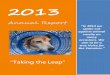 2013 - Animal Nepal's Blog · 2013 Annual Report “Taking the Leap” ... help with the case of one aggressive dog. ... It is extremely sad and upsetting that the dog in the video