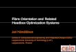 Fibre Orientation and Related Headbox Optimization 2017-12-18¢  Fibre Orientation and Related Headbox