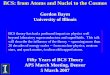 BCS: from Atoms and Nuclei to the Cosmos · BCS: from Atoms and Nuclei to the Cosmos Gordon Baym University of Illinois Fifty Years of BCS Theory APS March Meeting, Denver 5 March