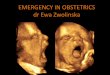 EMERGENCY IN OBSTETRICS dr Ewa Zwolinska...•Umbilical cord prolapse •Hospitalization •EXAMINE THE PATIENT •Control infectious parameters ... ANATOMY, PHYSIOLOGY •MEN. A HEALTHY