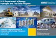 U.S. Department of Energy Hydrogen and Fuel Cells ......U.S. Department of Energy Hydrogen and Fuel Cells Program Presented at National Institute of Standards and Technology Colloquium