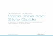 Government of Alberta Voice, Tone and Style Guide...Government of Alberta Voice, Tone and Style Guide Introduction This guide sets a definitive standard to help all members of the
