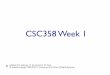 CSC358 Week 1 - mcs.utm.utoronto.ca358/files/larry/lec01.pdf · • Data structures and algorithms (CSC263) § Review if feeling rusty in any of these! 1-14. Get help § Discussion