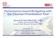 Performance-based Budgeting with the Channel Prioritization Toolaapa.files.cms-plus.com/PDFs/2009CPTombSep.pdf · 2009-11-17 · US Army Corps of Engineers Coastal Inlets Research