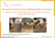 Proyecto de Cocinas Mejoradas en Perú · 2019-02-20 · Plancha de hormigón y dos ... bondades del uso eficiente de la cocina y sus repercusiones en la salud y economía familiar