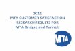 DRAFT 2010 MTA CUSTOMER SATISFACTION RESEARCH …web.mta.info/mta/pdf/2011BT_cust_satisfaction.pdfMTA CUSTOMER SATISFACTION RESEARCH RESULTS FOR ... Variety of payment methods available