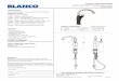 BLANCO ARTONATM Pull-Down Bar Faucet Model 442039 · 2017-01-12 · BLANCO AMERICA 800.451.5782 SPEC-001 © 2016 BLANCO AMERICA 1/16 Need to Change a Faucet Cartridge? Scan this QR