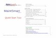 MaintSmartMore Resources, Videos, Documents, Trial Software MaintSmart Software, Inc. 66164 Homestead Rd. guide.pdf: