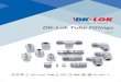 DK-Lok Tube Fittings... Tube Fittings Valves 3 Technical Information The Premium Quality DK-Lok Tube Fittings DK-Lok Tube Fitting is designed using industrial codes and swaging action