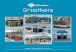 Shelters - Glasdon · In assembled form for installation by the customer. Alternatively, in kit form for site assembly and installation by Glasdon at an additional cost. INSTALLATION