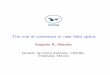 The role of coherence in near-ﬁeld opticsnrw/Spring_School_2005/Mendez.pdf · The role of coherence in near-ﬁeld optics Eugenio R. M´endez Divisi´on de F´ısica Aplicada, CICESE,