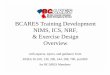 BCARES Training Development NIMS, ICS, NRF, & Exercise ... · BCARES Training Development NIMS, ICS, NRF, & Exercise Design Overview with aspects, topics, and guidance from FEMA IS-100,