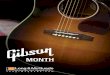 MONTH...April is Gibson Month! Get special pricing and special financing on all Gibson and Epiphone products all month long. Plus don't miss the exclusive models, giveaways, and contests