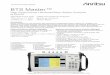MT8220T BTS Master Technical Data SheetDelivered with a standard three-year warranty, the MT8220T BTS Master is the only all-in-one, touch screen handheld tool that combines cable