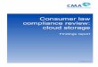 Consumer law compliance review: cloud storage - Findings report · 2016-05-26 · online markets and the digital economy. The CMA’s Strategic Assessment1 highlighted cloud computing