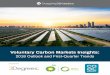 Voluntary Carbon Markets Insights - Forest Trends · 2018-09-10 · Voluntary Carbon Markets Insights: 2018 Outlook and First Quarter Trends Acknowledgments The production of this