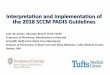 Interpretation and Implementation of the 2018 SCCM PADIS ... Devlin Handout.pdfIntroduction 2018 Pain, Agitation/sedation, Delirium, Immobility, and Sleep disruption (PADIS) guideline