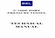 Technical Manual - BEL Manual - 8...BEL pressure vessels are manufactured from filament wound fiber reinforced plastic (FRP), wound over precision mandrels, using a superior epoxy