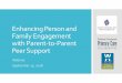 Enhancing Person and Family Engagement with Parent-to ... · PCPCC SAN Message Person and family engagement is a core element of effective and efficient clinical care. When people