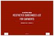 RESTRICTED SUBSTANCES LIST FOR GARMENTS · garments, non-apparel, accessories and packing materials. The RSL also applies to all materials, such as metal parts and trims for use in