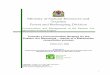 Ministry of Natural Resources and Tourism Forest and ... Data Report... · Mahenge), ranging from Southern Kenya / Northern Tanzania to southern Tanzania. The Eastern Arc Mountain