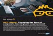 SAP Litmos: Changing the face of corporate learning and ... · in learning security and innovation Shorten time to value With SAP Litmos LMS, you can start executing your training