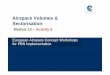 Airspace Volumes & Sectorisation · aimed at including TMA, CTA, CTR, ATZ airspace classification or any other nomenclature used to describe the airspace around an airport]. [The