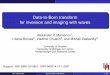 Data-to-Born transform for inversion and imaging with wavesmamonov/dtbdec2017.pdf · Data-to-Born transform for inversion and imaging with waves Alexander V. Mamonov1, Liliana Borcea2,