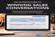 THE ULTIMATE GUIDE TO WINNING SALES CONVERSATIONS · conversations using AI — here are the 5 things we discovered.” The first insights we discovered among the analysis were trends