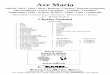 Ave Mariastatic.alle-noten.de/pdf/EMR11039.pdf · Ave Maria Solo for Voice / Flute / Oboe / Bassoon / Clarinet / Soprano Saxophone Alto Saxophone / Tenor Saxophone / Trumpet / Trombone