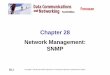 Chapter 28 Network Management: SNMPplw/dccn/presentation/ch28.pdf · The Simple Network Management Protocol (SNMP) is a frameworkframework for for managingmanaging devicesdevices