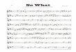 So What Miles Davis on the Miles Davis Columbia recording ... Davis So What solo.pdf · So What Miles Davis on the Miles Davis Columbia recording Kind of Blue (1959) 22 26 34 transcribed