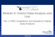 Module 9: District Data Analysis and Use · Module 9: District Data Analysis and Use Tier 1 PBIS Installation and Baseline Fidelity Data Analysis miblsi.org