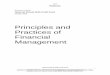 Principles and Practices of Financial Management · principles and practices that guide the management of that business. This is because the benefits under with-profits policies depend