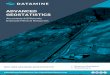 G E O S T A T I S T I C S A D V A NC E D · Adv a n ce d Ge o sta tistics is a state-of-the-art, industry bench marked software solution for mineral resource and reserve estimation