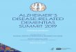 Alzheimer's Disease-Related Dementias Summit 2019...Program cover images highlight task-free fMRI data linking patterns of neurodegeneration to interconnected brain systems, one for