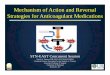 Mechanism of Action and Reversal Strategies for ......Mechanism of Action and Reversal Strategies for Anticoagulant Medications STN-EAST Concurrent Session Nicole A. Stassen, MD, FACS,