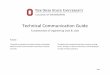 Technical Communication Guide - Spring 2015 ... Technical Communication Guide . Fundamentals of Engineering 1181 & 1182 . Purpose: This guide is intended to provide the basic information