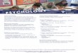 A-Level Psychology - Wales High School · psychology, Forensic psychology and Social Work. Additional Information The Examination Board for this course is AQA Psychology is purely