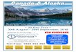 ~ 22 Day Tour ~ 30th August - 20th September, 2019 · 2019-10-19 · Be captivated by incredible mountain peaks, ancient glaciers and pristine fjords - come experience breathtaking