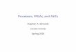 Processors, FPGAs, and ASICs - Columbia Universitysedwards/classes/2016/4840-spring/processors.pdf · Processors, FPGAs, and ASICs Stephen A. Edwards Columbia University Spring 2016