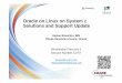 Oracle on Linux on System z Solutions and Support Update · Oracle on Linux on System z Solutions and Support Update Gaylan Braselton, IBM Rhoda Sarmiento-Pereira, Oracle Wednesday