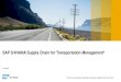 SAP S/4HANA Supply Chain for Transportation Management* · *SAP S/4HANA Supply Chain for transportation management This is the current state of planning and may be changed by SAP