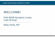 WELCOME! - WSIA · Surplus Lines Law Group | October 11-12, 2018 Spring 2019 Surplus Lines Law Group Hosted by the Mississippi Surplus Lines Association April 4 & 5, 2019 Beau Rivage
