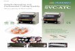 More Capacity & More Safety....• Easy setting & cleaning • Easy cutting blade replacement • Safety sensor for Front Cover • Maximum 60mm diameter roll cut Automatic Roll Sushi